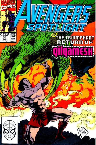 Cover for Avengers Spotlight (Marvel, 1989 series) #35
