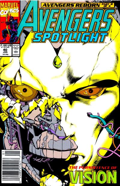 Cover for Avengers Spotlight (Marvel, 1989 series) #40