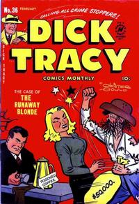 Cover Thumbnail for Dick Tracy (Harvey, 1950 series) #36