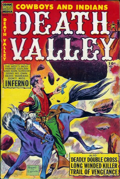 Cover for Death Valley (Comic Media, 1953 series) #1