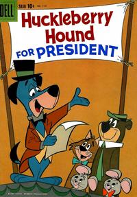 Cover Thumbnail for Four Color (Dell, 1942 series) #1141 - Huckleberry Hound for President