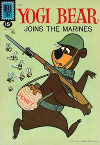 Cover Thumbnail for Four Color (Dell, 1942 series) #1162 - Yogi Bear Joins the Marines