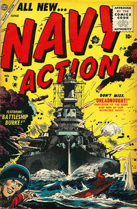 Cover for Navy Action (Marvel, 1954 series) #6
