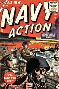 Cover for Navy Action (Marvel, 1954 series) #10