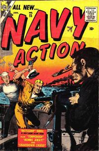 Cover for Navy Action (Marvel, 1954 series) #15