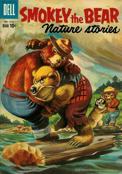 Cover for Four Color (Dell, 1942 series) #1016 - Smokey the Bear Nature Stories