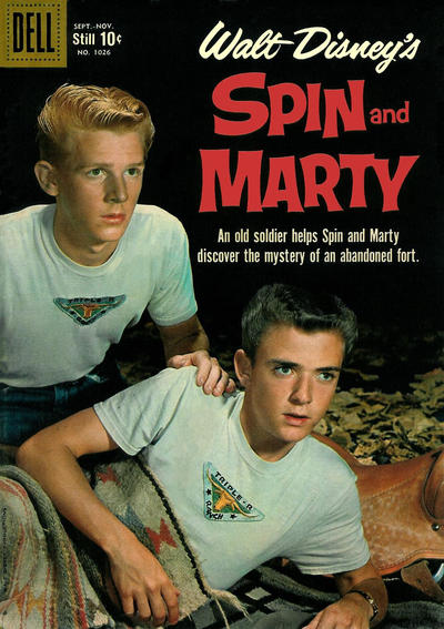 Cover for Four Color (Dell, 1942 series) #1026 - Walt Disney's Spin and Marty