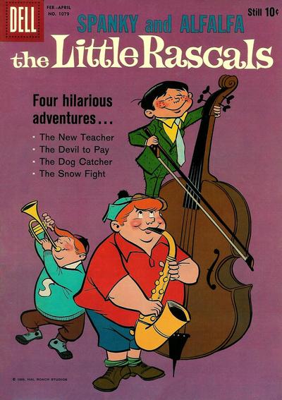 Cover for Four Color (Dell, 1942 series) #1079 - The Little Rascals