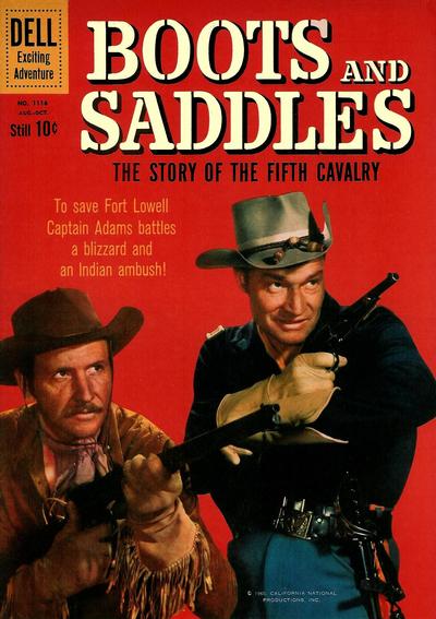 Cover for Four Color (Dell, 1942 series) #1116 - Boots and Saddles