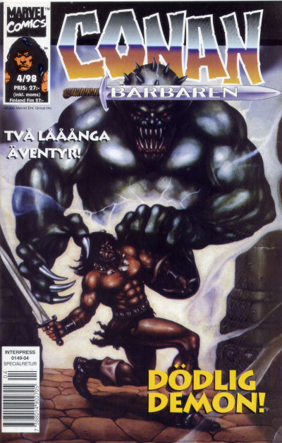 Cover for Conan (Egmont, 1997 series) #4/1998