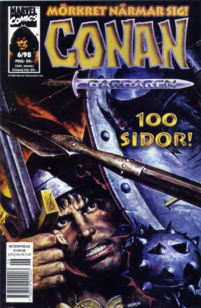 Cover for Conan (Egmont, 1997 series) #6/1998