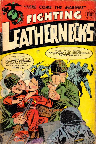 Cover for Fighting Leathernecks (Toby, 1952 series) #3