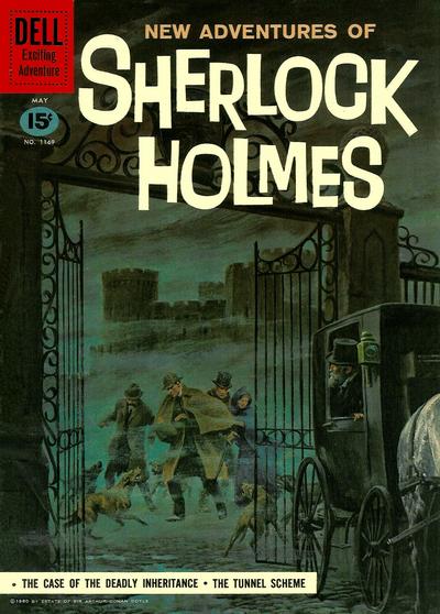 Cover for Four Color (Dell, 1942 series) #1169 - New Adventures of Sherlock Holmes