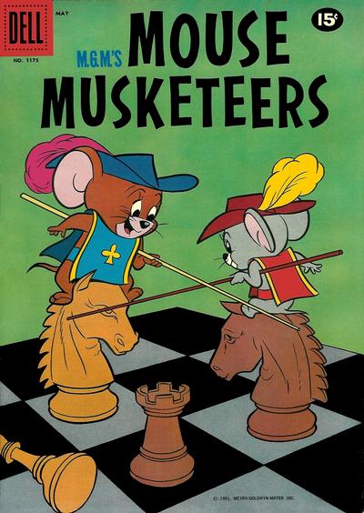 Cover for Four Color (Dell, 1942 series) #1175 - M.G.M.'s Mouse Musketeers