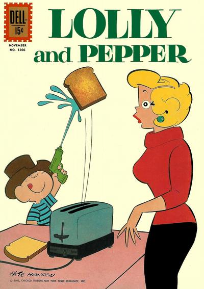 Cover for Four Color (Dell, 1942 series) #1206 - Lolly and Pepper
