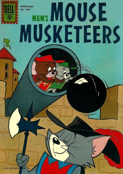 Cover for Four Color (Dell, 1942 series) #1290 - M.G.M.'s Mouse Musketeers