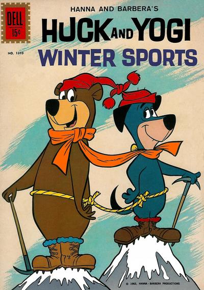 Cover for Four Color (Dell, 1942 series) #1310 - Huck and Yogi Winter Sports