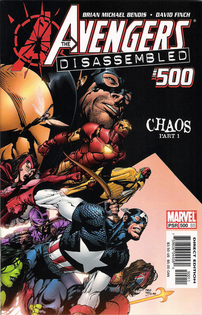 Cover for Avengers (Marvel, 1998 series) #500 [Direct Edition]