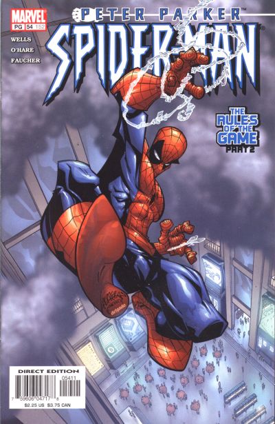 Cover for Peter Parker: Spider-Man (Marvel, 1999 series) #54 (152) [Direct Edition]