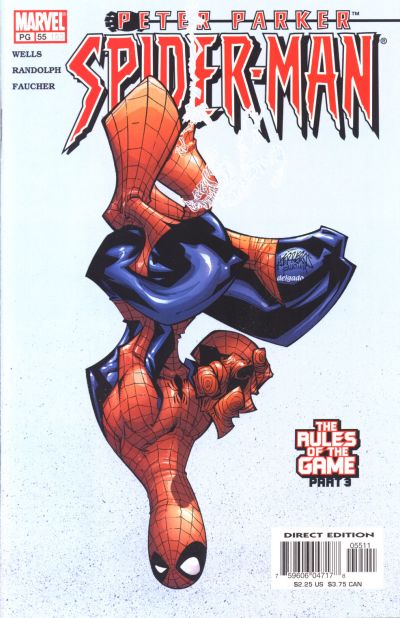 Cover for Peter Parker: Spider-Man (Marvel, 1999 series) #55 (153) [Direct Edition]