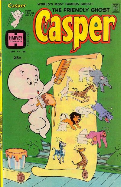 Cover for The Friendly Ghost, Casper (Harvey, 1958 series) #186