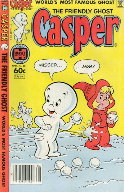Cover for The Friendly Ghost, Casper (Harvey, 1958 series) #221