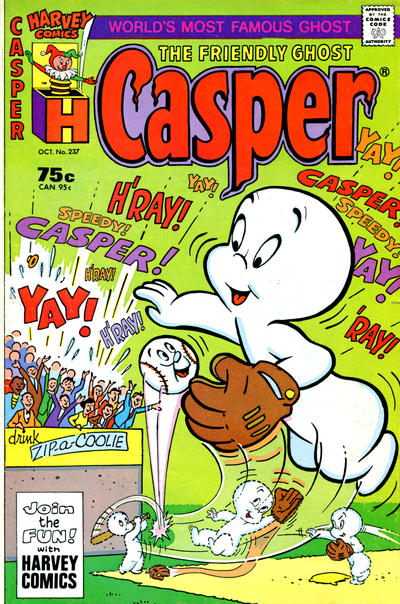 Cover for The Friendly Ghost, Casper (Harvey, 1986 series) #237