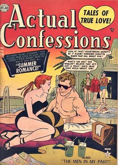 Cover for Actual Confessions (Marvel, 1952 series) #14