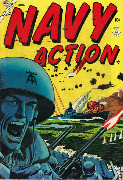 Cover for Navy Action (Marvel, 1954 series) #1