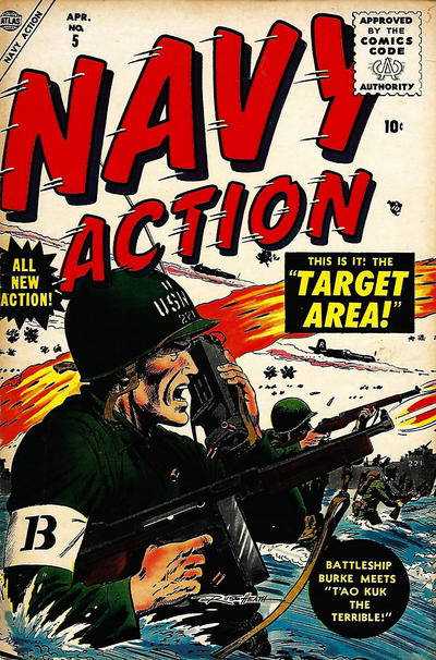 Cover for Navy Action (Marvel, 1954 series) #5