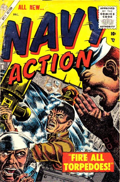 Cover for Navy Action (Marvel, 1954 series) #9