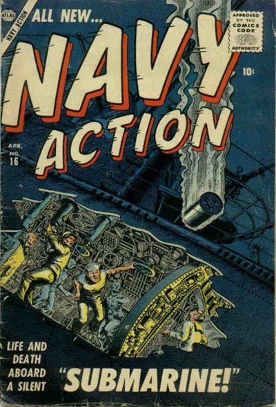 Cover for Navy Action (Marvel, 1954 series) #16