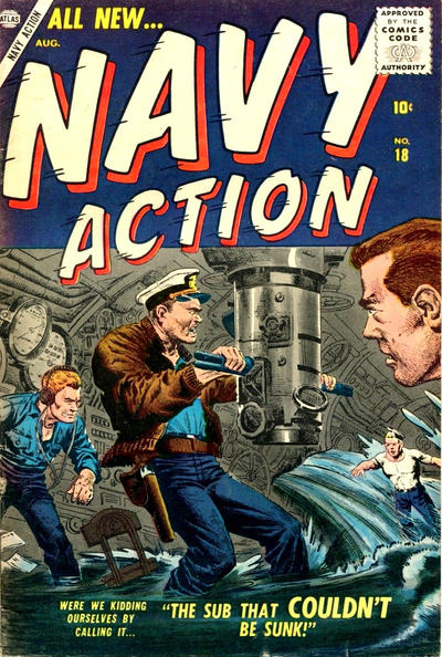 Cover for Navy Action (Marvel, 1957 series) #18