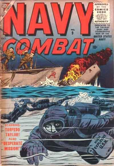 Cover for Navy Combat (Marvel, 1955 series) #9