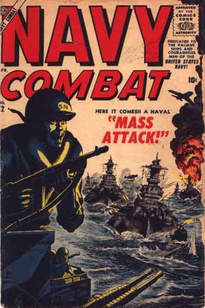 Cover for Navy Combat (Marvel, 1955 series) #12