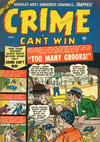 Cover for Crime Can't Win (Marvel, 1950 series) #4