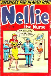 Cover Thumbnail for Nellie the Nurse Comics (Marvel, 1945 series) #24