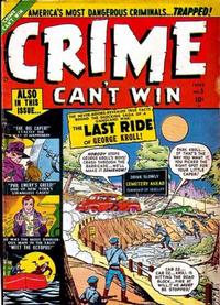 Cover Thumbnail for Crime Can't Win (Marvel, 1950 series) #5