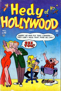 Cover Thumbnail for Hedy of Hollywood Comics (Marvel, 1950 series) #45