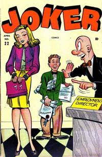 Cover Thumbnail for Joker Comics (Marvel, 1942 series) #22