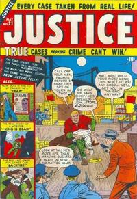 Cover Thumbnail for Justice (Marvel, 1947 series) #21