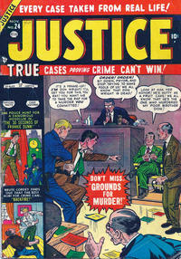 Cover for Justice (Marvel, 1947 series) #24