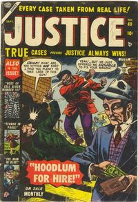 Cover Thumbnail for Justice (Marvel, 1947 series) #40