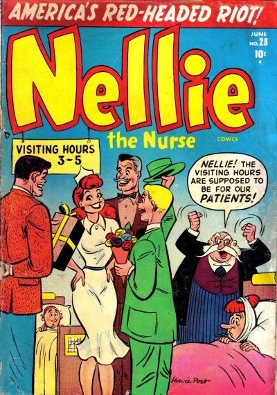 Cover for Nellie the Nurse Comics (Marvel, 1945 series) #28