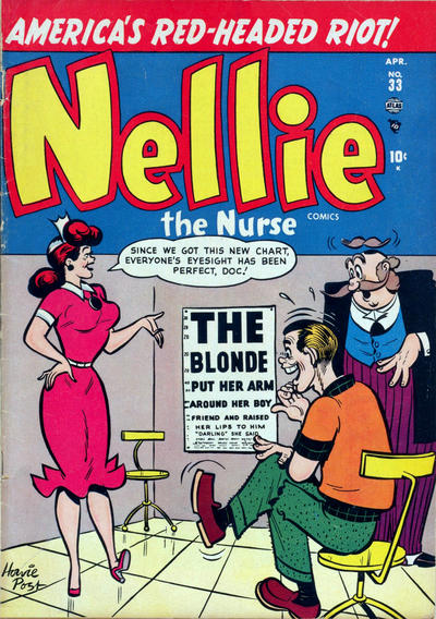 Cover for Nellie the Nurse Comics (Marvel, 1945 series) #33