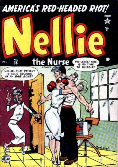 Cover for Nellie the Nurse Comics (Marvel, 1945 series) #36