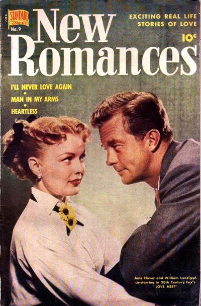 Cover for New Romances (Pines, 1951 series) #9