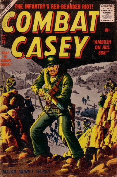 Cover for Combat Casey (Marvel, 1953 series) #34