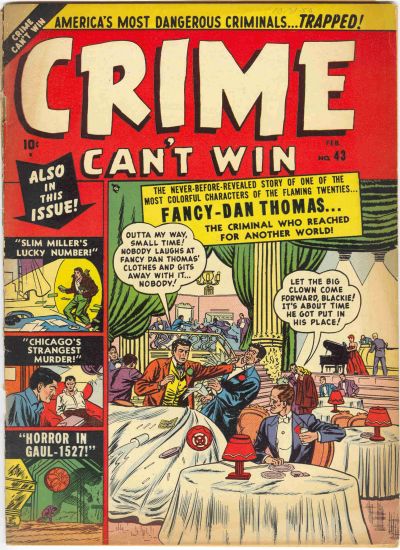 Cover for Crime Can't Win (Marvel, 1950 series) #43 [3]