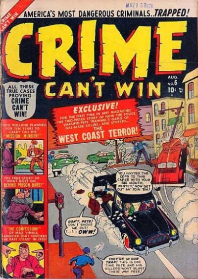 Cover for Crime Can't Win (Marvel, 1950 series) #6